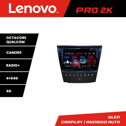 Navigatie Lexus GS-04 2004-2011 Lenovo Kit- GS-04 8 core QLED 2K 4+64 360 Android Waze USB Navigatie Internet Youtube Radio CarStore Technology