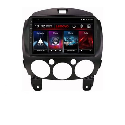 Navigatie Mazda 2 2007-2013 Android radio gps internet 8 core QLED 2K 4+64 360 Lenovo CarStore Technology