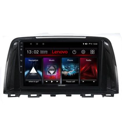 Navigatie Mazda 6 2013-2017 Lenovo Kit-223 8 core QLED 2K 4+64 360 Android Waze USB Navigatie Internet Youtube Radio CarStore Technology