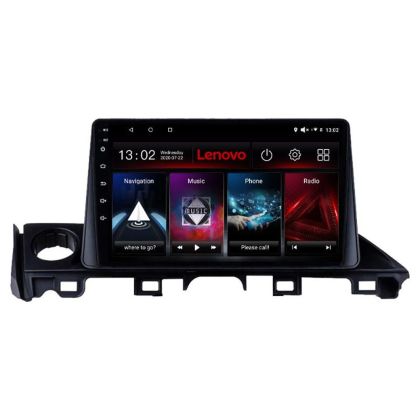 Navigatie Mazda 6 2018- Lenovo Kit-MAZDA6-18 8 core QLED 2K 4+64 360 Android Waze USB Navigatie Internet Youtube Radio CarStore Technology