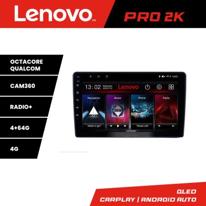 Navigatie Nissan Navara 2006-2014 Lenovo Kit-NAVARA 8 core QLED 2K 4+64 360 Android Waze USB Navigatie Internet Youtube Radio CarStore Technology