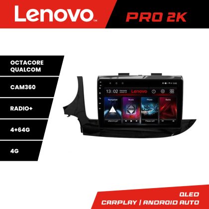 Navigatie Opel Mokka 2016- Lenovo Kit-MOKKA2 8 core QLED 2K 4+64 360 Android Waze USB Navigatie Internet Youtube Radio v1 CarStore Technology
