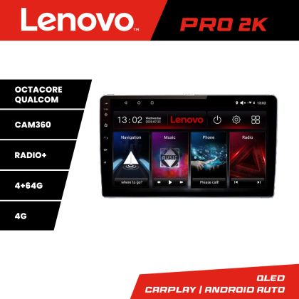 Navigatie Peugeot 307 Lenovo Kit-307 8 core QLED 2K 4+64 360 Android Waze USB Navigatie Internet Youtube Radio CarStore Technology