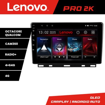 Navigatie Renault Clio 5 Lenovo Kit-Clio5 8 core QLED 2K 4+64 360 Android Waze USB Navigatie Internet Youtube Radio CarStore Technology
