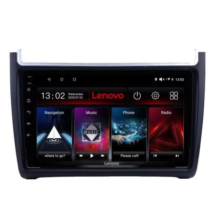 Navigatie VW Polo 2014- Lenovo Kit-655 8 core QLED 2K 4+64 360 Android Waze USB Navigatie Internet Youtube Radio CarStore Technology