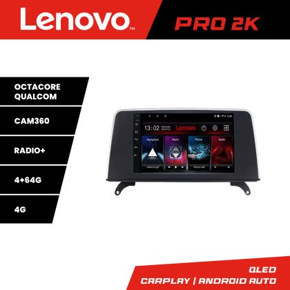 Navigatie BMW X5 X6 2009-2014 CIC 8 core QLED 2K 4+64 360 Android Waze USB Navigatie Internet Youtube Radio Lenovo CarStore Technology
