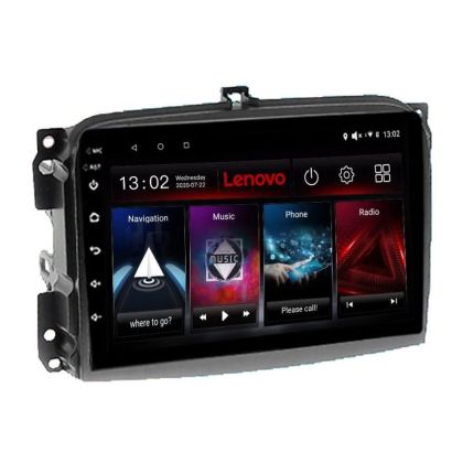 Navigatie Fiat 500L 2012-2017 Lenovo Kit-500L 8 core QLED 2K 8+256 360 Android Waze USB Navigatie Internet Youtube Radio CarStore Technology