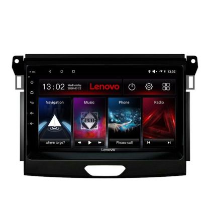 Navigatie Ford Ranger Lenovo Kit-574 8 core QLED 2K 8+256 360 Android Waze USB Navigatie Internet Youtube Radio CarStore Technology