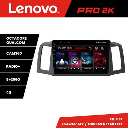Navigatie Jeep Grand Cherokee 2008-2010 Android radio gps internet 8 core QLED 2K 8+256 360 Lenovo CarStore Technology