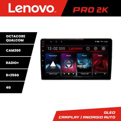 Navigatie Peugeot 307 Lenovo Kit-307 8 core QLED 2K 8+256 360 Android Waze USB Navigatie Internet Youtube Radio CarStore Technology