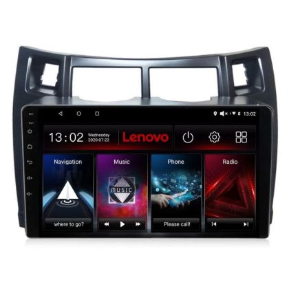 Navigatie Toyota Yaris 2008-2011 Lenovo Kit-YARIS08 8 core QLED 2K 4+64 360 Android Waze USB Navigatie Internet Youtube Radio Lenovo CarStore Technology
