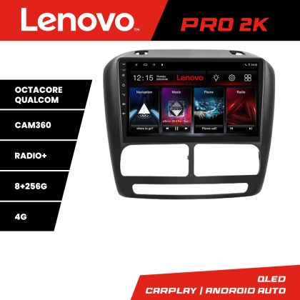 Navigatie Fiat Doblo 2010-2017 si Opel Combo 2010-2017 8 core QLED 2K 8+256 360  Android Waze USB Navigatie Internet Youtube v1 Lenovo CarStore Technology