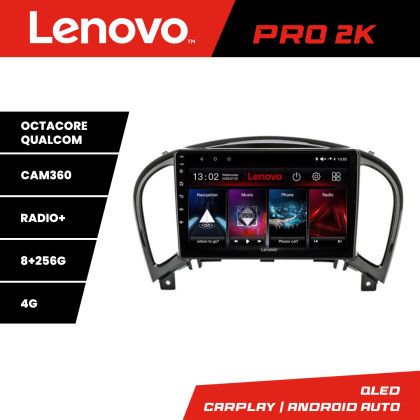 Navigatie Nissan Juke 2010-2015 Lenovo Kit-JUKE 8 core QLED 2K 8+256 360 Android Waze USB Navigatie Internet Youtube Radio CarStore Technology