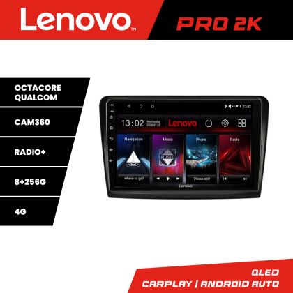Navigatie Skoda Superb 2 Lenovo Kit-SUPERB2 8 core QLED 2K 8+256 360 Android Waze USB Navigatie Internet Youtube Radio CarStore Technology