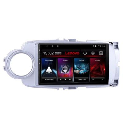 Navigatie Toyota Yaris 2010-2018 Lenovo Kit-YARIS10 8 core QLED 2K 8+256 360 Android Waze USB Navigatie Internet Youtube Radio Lenovo CarStore Technology