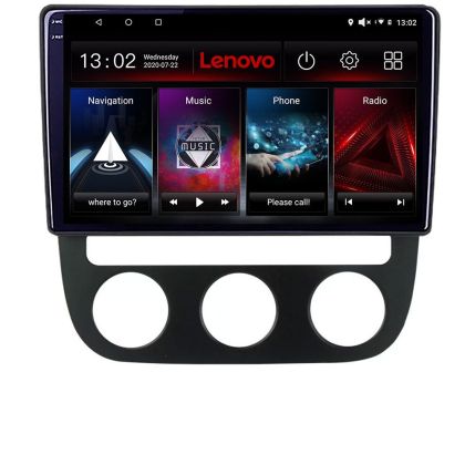 Navigatie VW Golf6 2009-2013 Lenovo Kit-GOLF6 8 core QLED 2K 8+256 360 Android Waze USB Navigatie Internet Youtube Radio CarStore Technology