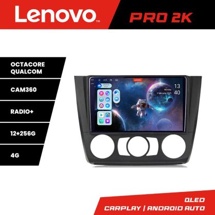 Navigatie BMW Seria 1 E87 2007-2011 clima manuala Lenovo Kit-bmw117-manual 8 core QLED 2K 12+256 360 Android Waze USB Navigatie Internet Youtub CarStore Technology