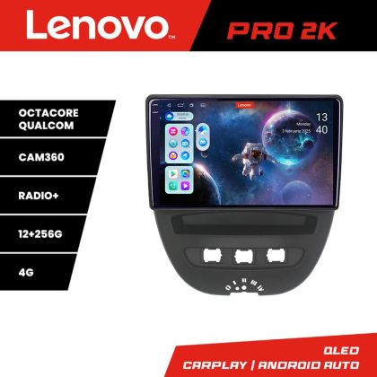 Navigatie Citroen C1 Peugeot 107 Toyota Aygo 2005-2014 Android radio gps internet 8 core QLED 2K 12+256 360 Lenovo CarStore Technology