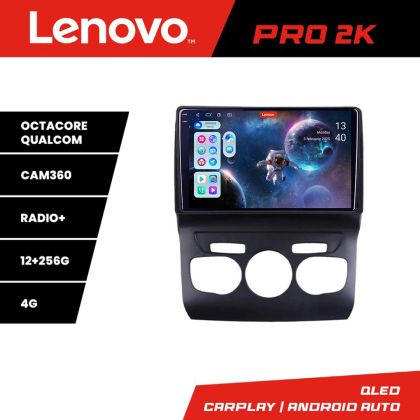 Navigatie Citroen C4 2011-2016  Lenovo Kit-241 8 core QLED 2K 12+256 360 Android Waze USB Navigatie Internet Youtube Radio CarStore Technology