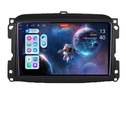 Navigatie Fiat 500L 2012-2017 Lenovo Kit-500L 8 core QLED 2K 12+256 360 Android Waze USB Navigatie Internet Youtube Radio CarStore Technology
