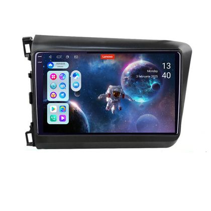 Navigatie Honda Civic 2012-2015 Lenovo Kit-132 8 core QLED 2K 12+256 360 Android Waze USB Navigatie Internet Youtube Radio CarStore Technology