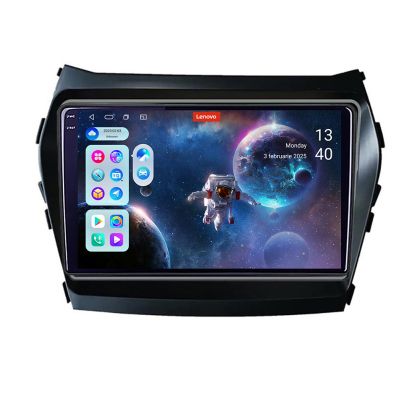 Navigatie Hyundai Santa Fe IX45 2012-2017 Lenovo Kit-209 8 core QLED 2K 12+256 360 Android Waze USB Navigatie Internet Youtube Radio CarStore Technology