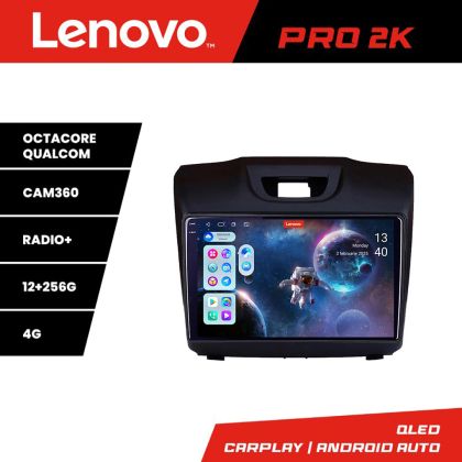 Navigatie Isuzu D-Max  Lenovo Kit-2234 8 core QLED 2K 12+256 360 Android Waze USB Navigatie Internet Youtube Radio CarStore Technology