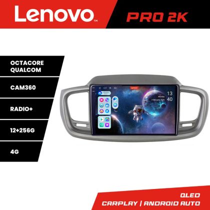 Navigatie Kia Sorento 2015-2018 Lenovo Kit-6528 8 core QLED 2K 12+256 360 Android Waze USB Navigatie Internet Youtube Radio CarStore Technology