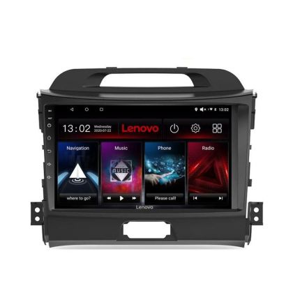 Navigatie Kia Sportage 2010- Lenovo Kit-325 8 core QLED 2K 12+256 360 Android Waze USB Navigatie Internet Youtube Radio CarStore Technology
