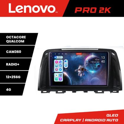 Navigatie Mazda 6 2013-2017 Lenovo Kit-223 8 core QLED 2K 12+256 360 Android Waze USB Navigatie Internet Youtube Radio CarStore Technology