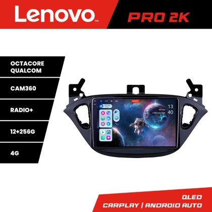 Navigatie Opel Corsa 2013-2016 Lenovo Kit-corsa 8 core QLED 2K 12+256 360 Android Waze USB Navigatie Internet Youtube Radio CarStore Technology