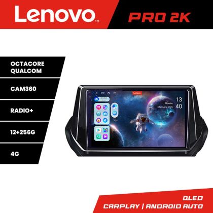 Navigatie Peugeot 2008 2020- Android radio gps internet 8 core QLED 2K 12+256 360 Lenovo CarStore Technology
