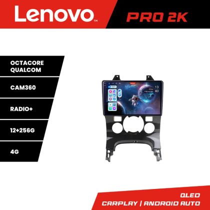 Navigatie Peugeot 3008  Lenovo Kit-323 8 core QLED 2K 12+256 360 Android Waze USB Navigatie Internet Youtube Radio CarStore Technology