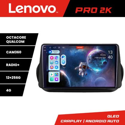 Navigatie Peugeot Bipper, Citroen Nemo, Fiat Qubo 2008-2017 Android radio gps internet 8 core QLED 2K 12+256 360 Lenovo v2 CarStore Technology