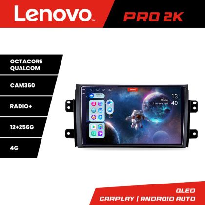 Navigatie Suzuki SX4 2006-2013 Lenovo Kit-124 8 core QLED 2K 12+256 360 Android Waze USB Navigatie Internet Youtube Radio CarStore Technology