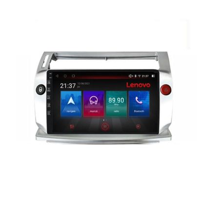 Navigatie Citroen C4 Quad Core Lenovo Kit-088 8 core QLED Qualcomm 4+64 360 Android Waze USB Navigatie Internet Youtube Radio CarStore Technology