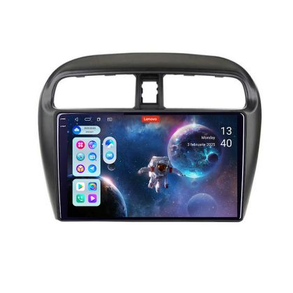 Navigatie Mitsubishi Space Star Mirage Attrage 2012- 8 core QLED 2K 12+256 360 Android Waze USB Navigatie Internet Youtube Radio Lenovo CarStore Technology