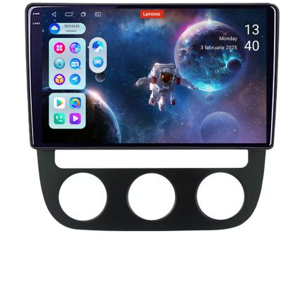 Navigatie VW Golf 5 2004-2010 clima automatica Android radio gps internet 8 core QLED 2K 12+256 360 Lenovo CarStore Technology