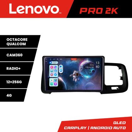Navigatie Volvo S60 2014-2018 cu sistem Sensus Connect Lenovo Kit-s60-14 8 core QLED 2K 12+256 360 Android Waze USB Navigatie Internet Youtube R CarStore Technology