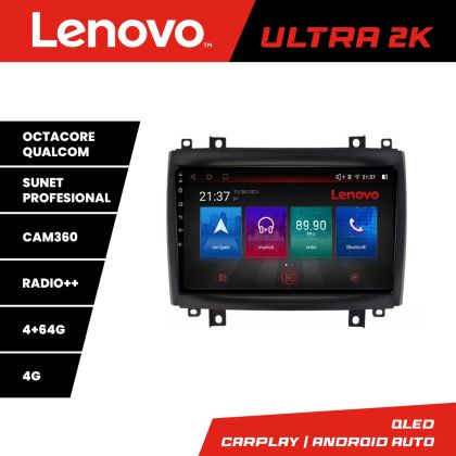 Navigatie Cadillac CTS intre anii 2003-2007 Android radio gps internet 8 core QLED Qualcomm 4+64 360 Lenovo CarStore Technology