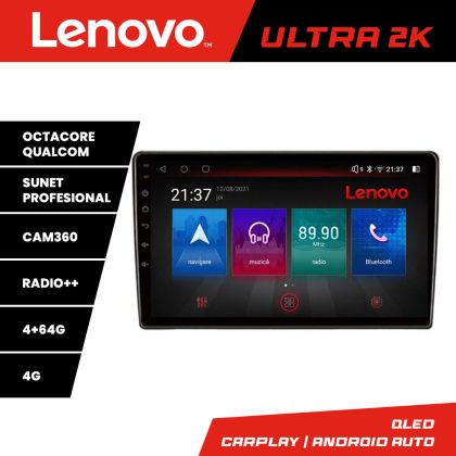 Navigatie Kia Sorento 2012-2015 Lenovo Kit-SORENTO12 8 core QLED Qualcomm 4+64 360 Android Waze USB Navigatie Internet Youtube Radio CarStore Technology