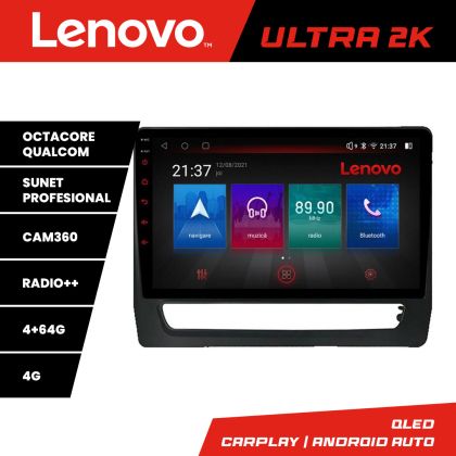 Navigatie Mitsubishi ASX 2020 Lenovo Kit-asx2020 8 core QLED Qualcomm 4+64 360 Android Waze USB Navigatie Internet Youtube Radio CarStore Technology