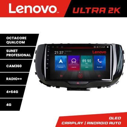 Navigatie Mitsubishi Space Star Mirage Attrage 2012- 8 core QLED Qualcomm 4+64 360 Android Waze USB Navigatie Internet Youtube Radio Lenovo CarStore Technology