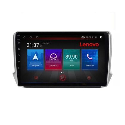Navigatie Peugeot 208/2008 Lenovo Kit-PSA 8 core QLED Qualcomm 4+64 360 Android Waze USB Navigatie Internet Youtube Radio CarStore Technology