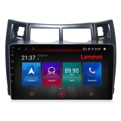 Navigatie Toyota Yaris 2008-2011 Lenovo Kit-YARIS08 8 core QLED Qualcomm 4+64 360 Android Waze USB Navigatie Internet Youtube Radio Lenovo CarStore Technology