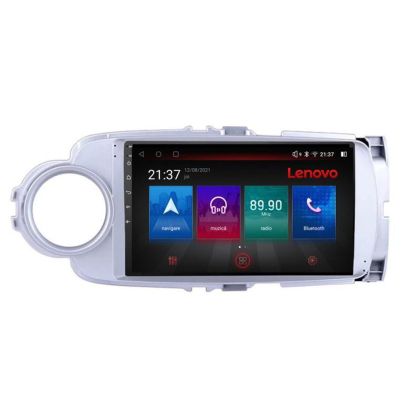 Navigatie Toyota Yaris 2010-2018 Lenovo Kit-YARIS10 8 core QLED Qualcomm 4+64 360 Android Waze USB Navigatie Internet Youtube Radio Lenovo CarStore Technology