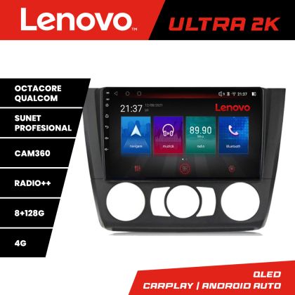 Navigatie BMW Seria 1 E87 2007-2011 clima manuala M-bmw117-manual Octa Core Android Radio Bluetooth GPS WIFI/4G DSP LE CarStore Technology