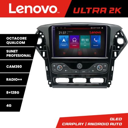 Navigatie Ford Mondeo 2011-2014 Octacore, 8 Gb RAM, 128 Gb Hdd, 4G, Qled 2K, DSP, Carplay AA, 360,Bluetooth CarStore Technology
