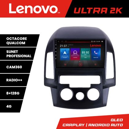 Navigatie HHyundai I30 2009-2012 clima manuala M-i30ac Octa Core Android Radio Bluetooth GPS WIFI/4G DSP 2K 8+12 CarStore Technology