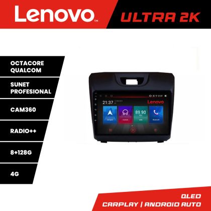Navigatie Isuzu D-Max M-2234 Octa Core Android Radio Bluetooth GPS WIFI/4G DSP 2K 8+128GB 360 Toslink CarStore Technology